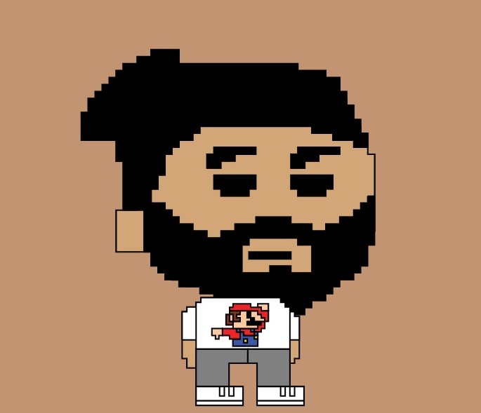 Small image of myself as logo